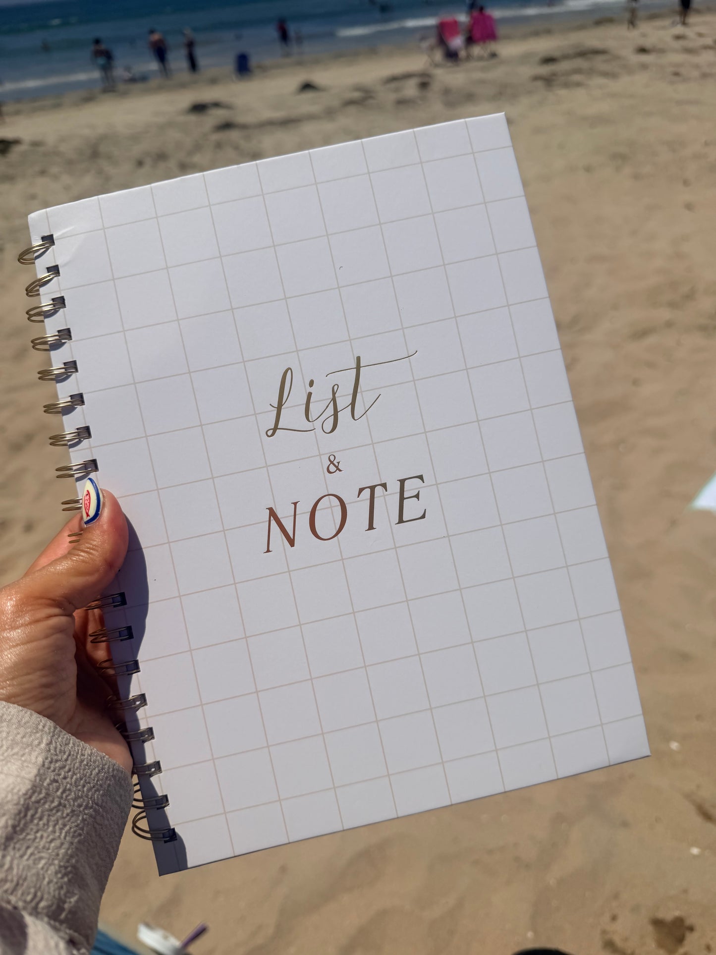 List & Note — Undated 12-Month Planner Notebook with To-Do Lists & Notes Pages