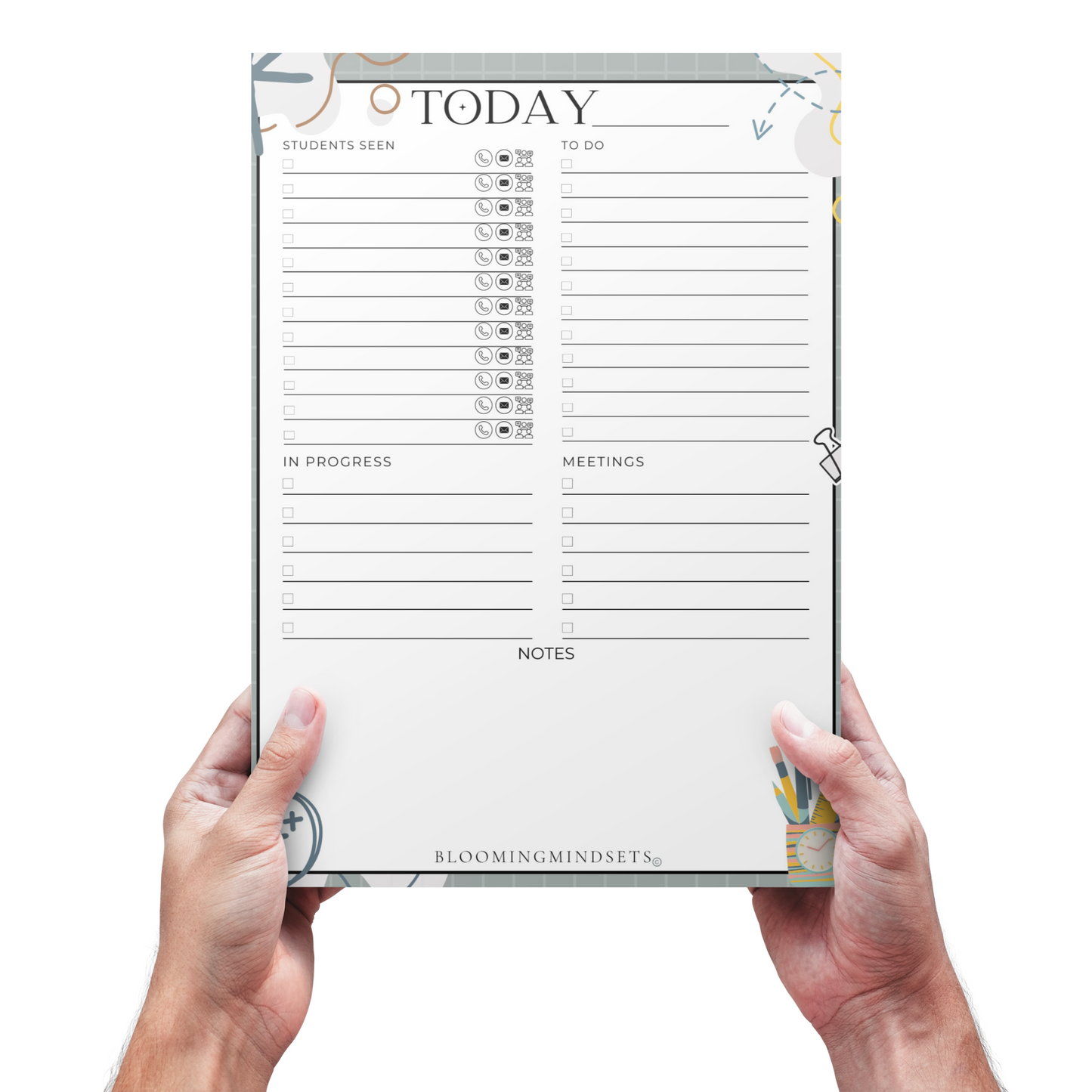 Principal Notepad (Blue)