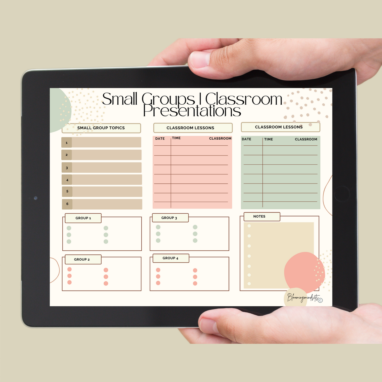 Small Groups/Classroom Presentation FREE