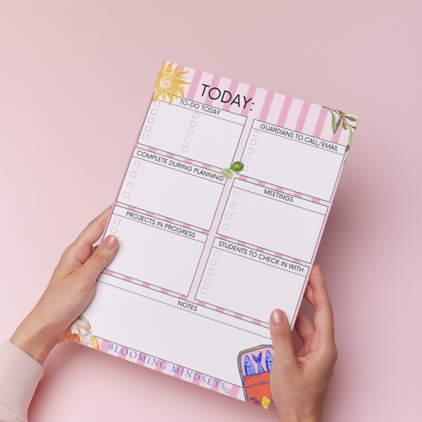Teacher Notepad Sardine