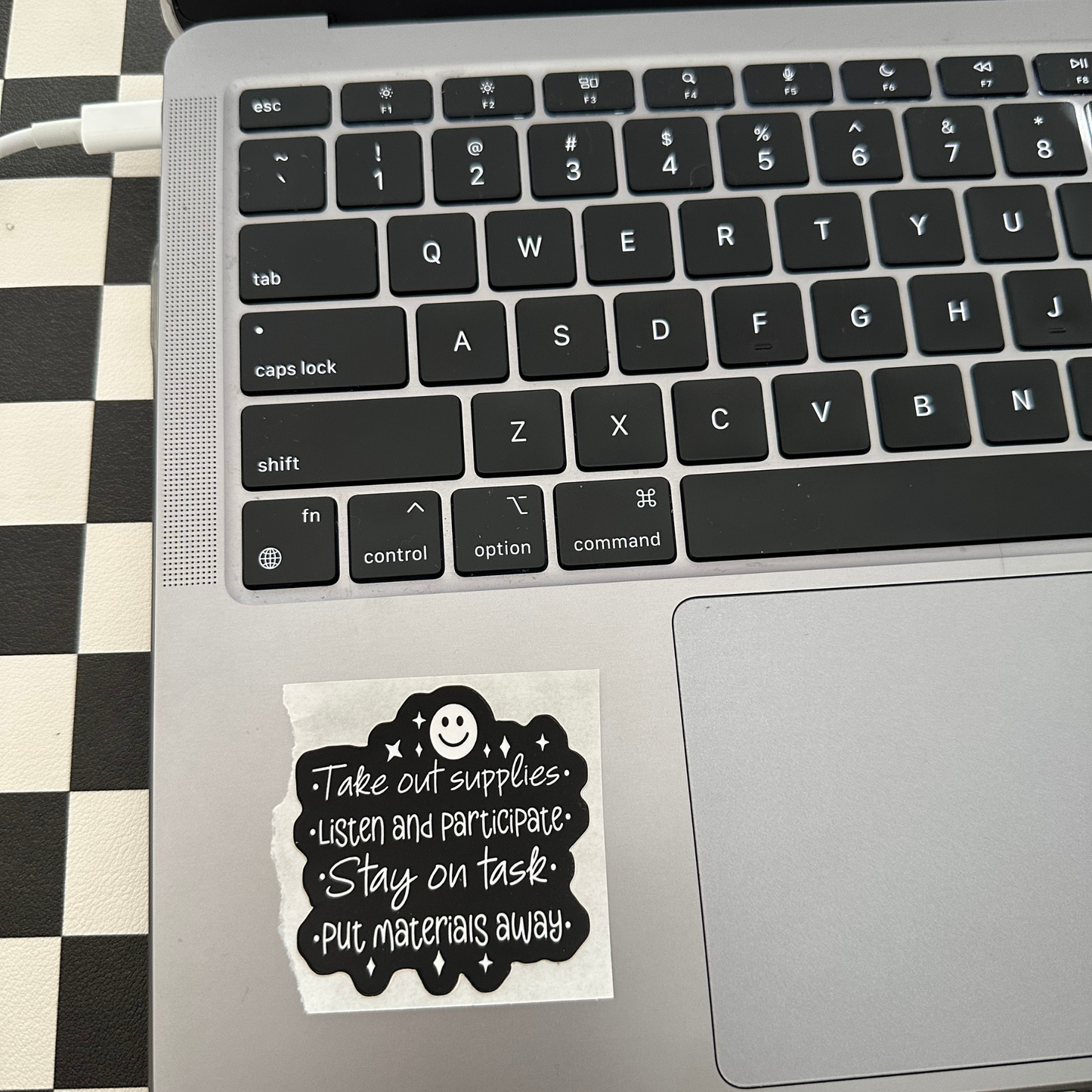 Student Task Reminder Sticker -ADHD visual support to stay on task