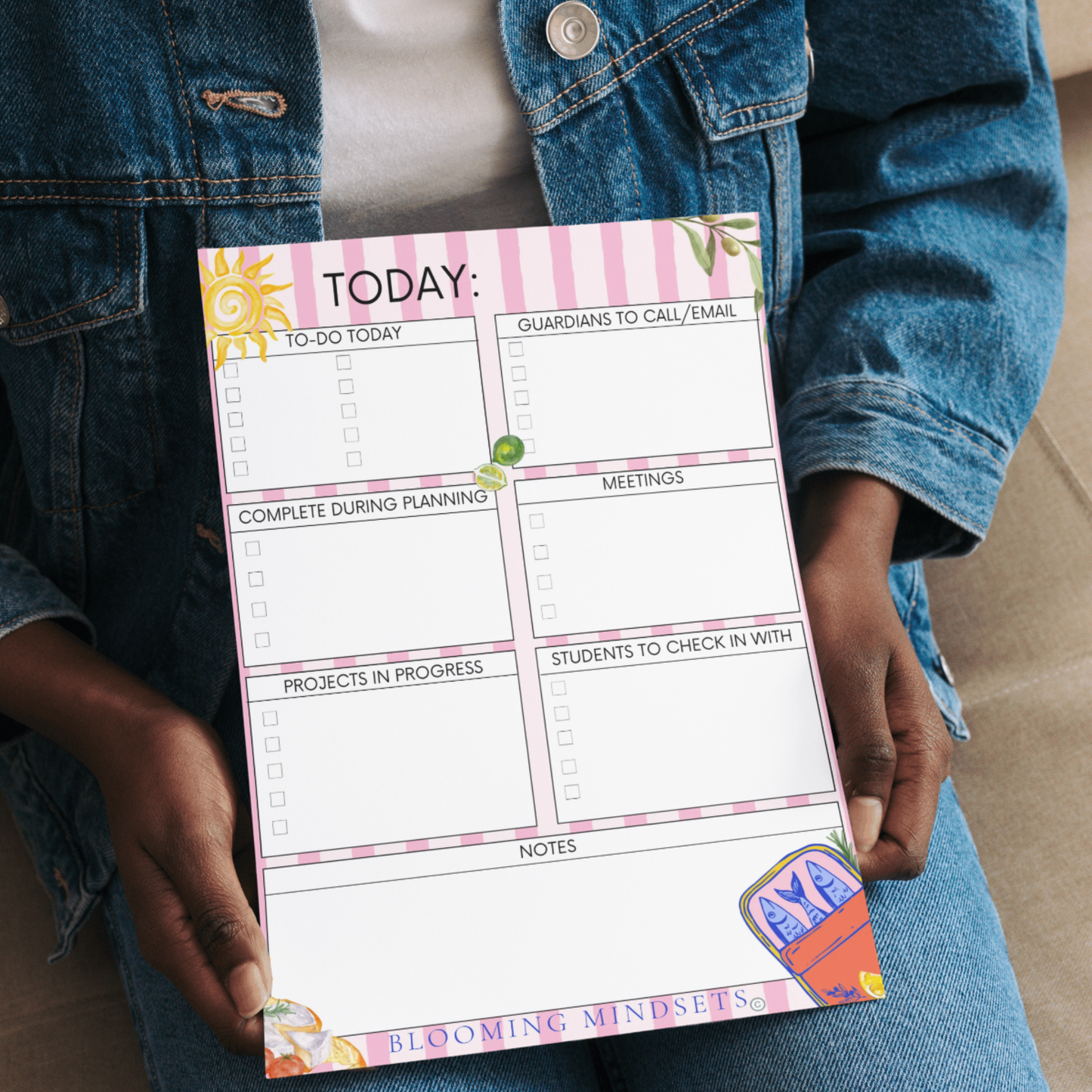 Teacher Notepad Sardine