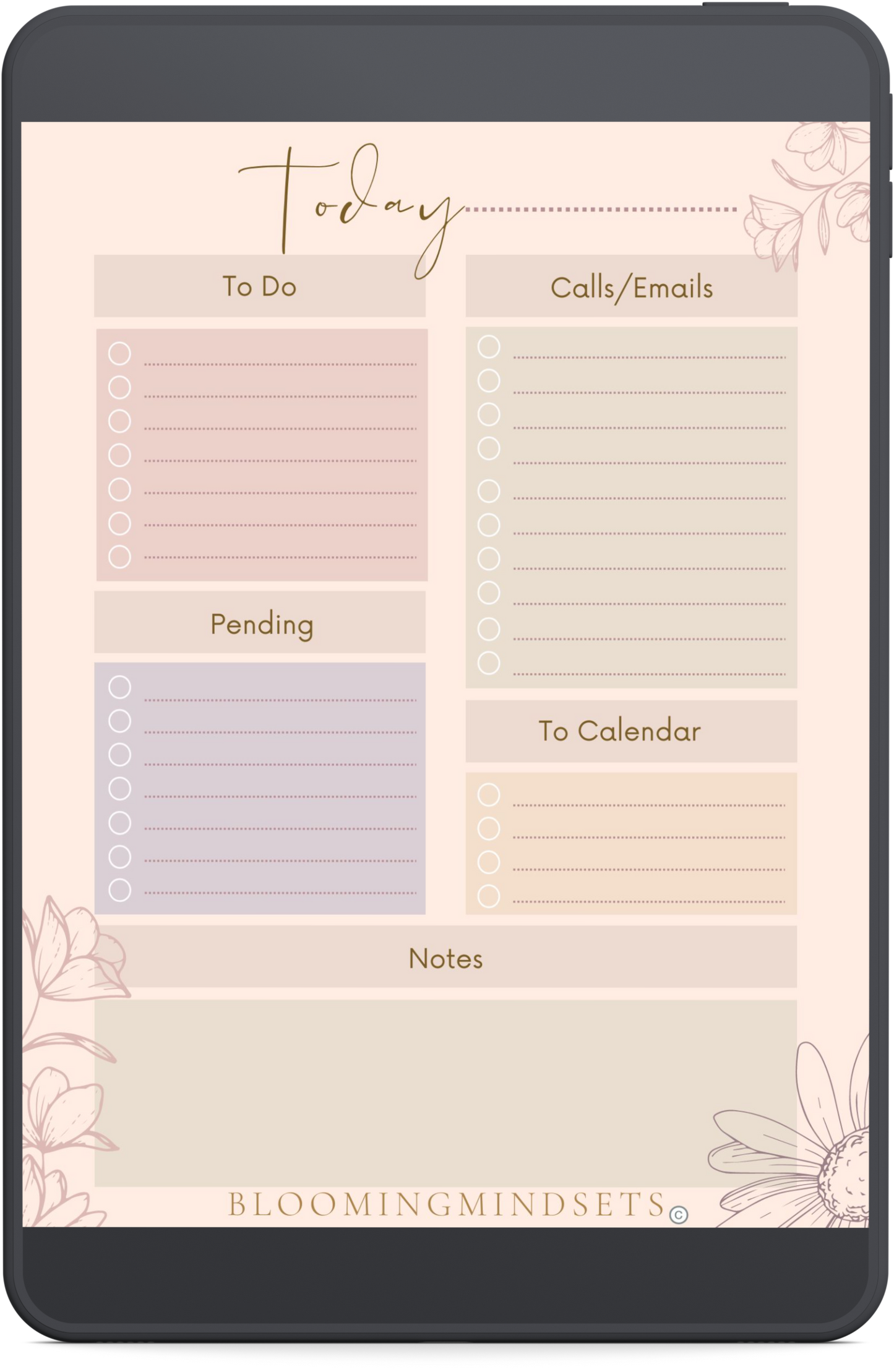 Every Day Notepad-Digital Product