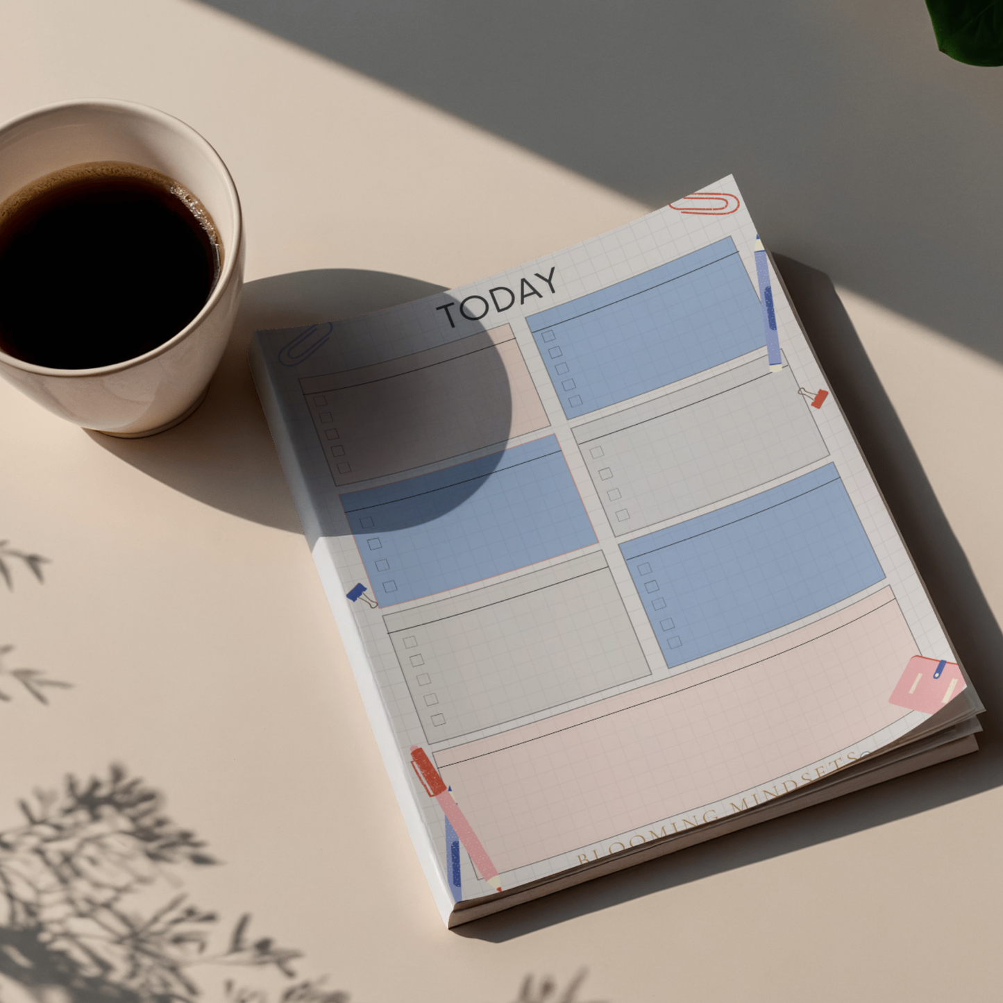 Teacher Notepad Blank Header