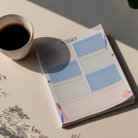 Teacher Notepad Blank Header