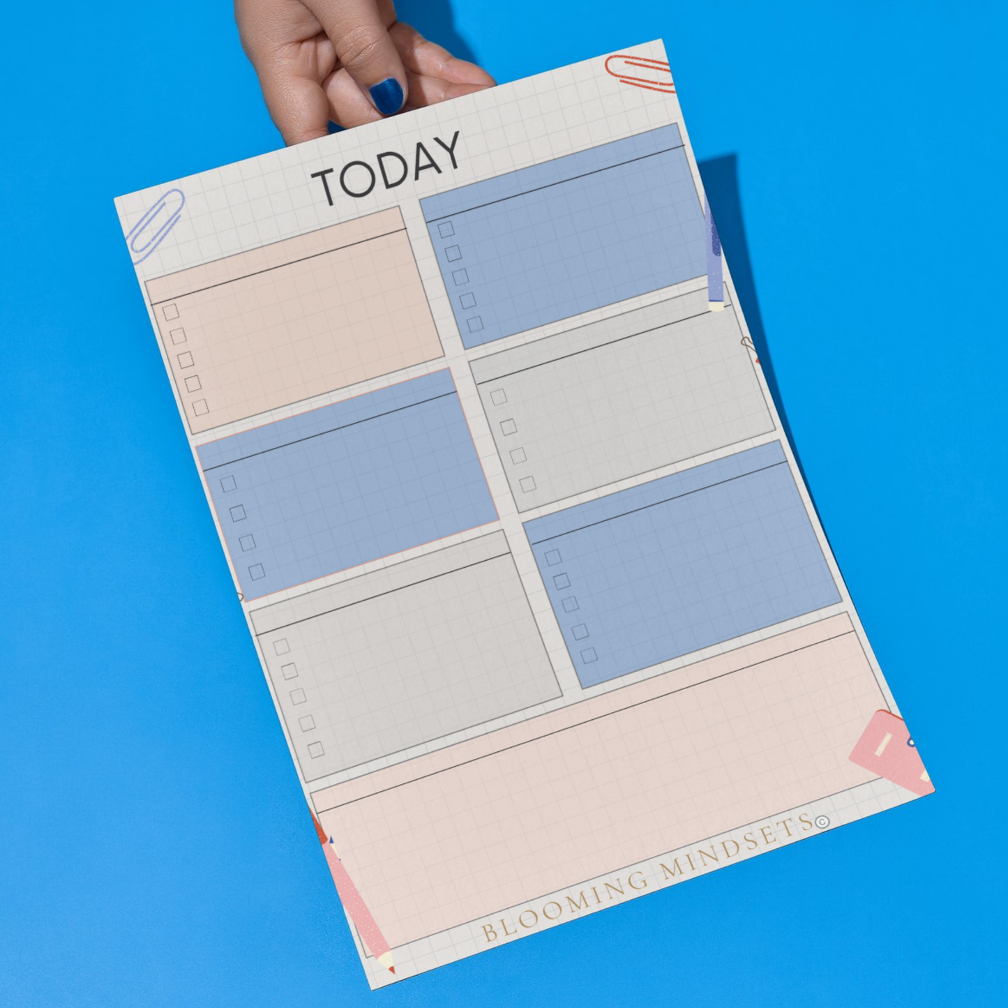 Teacher Notepad Blank Header