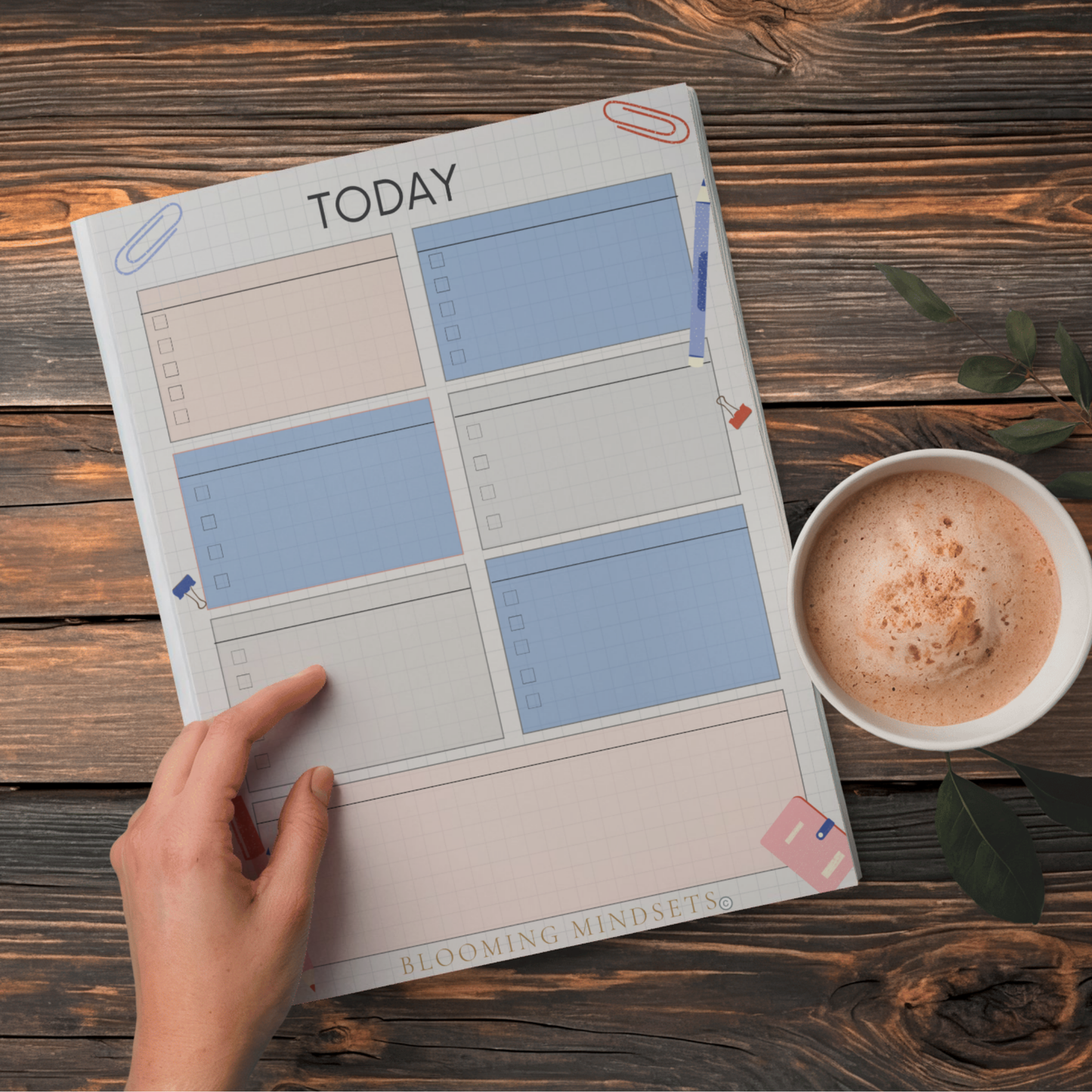 Teacher Notepad Blank Header