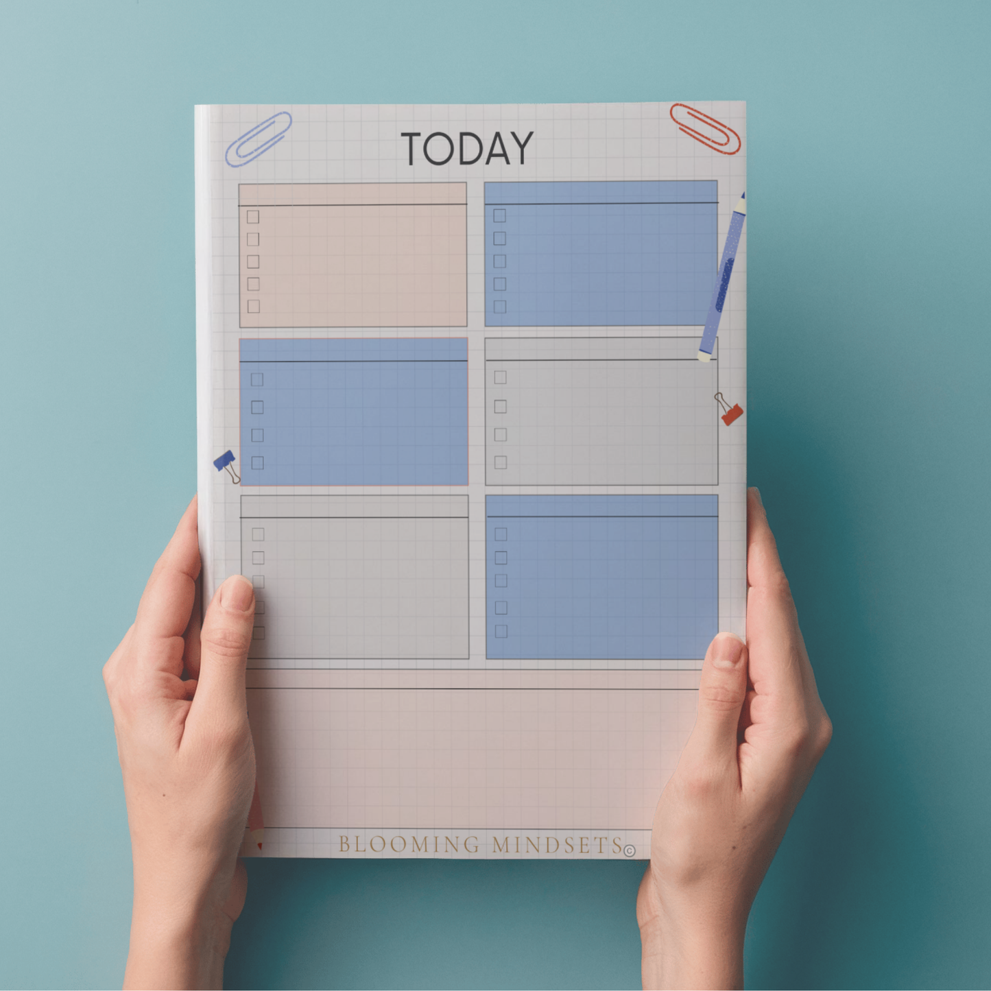 Teacher Notepad Blank Header